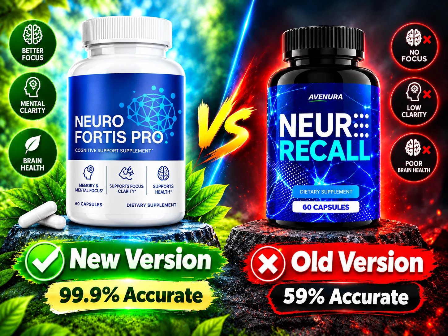 NeuroRecall™ Natural Cognitive Wellness Formula